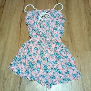 Floral Short Jumpsuit